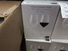 Set of 4 John lewis Red Wine Glasses. New & boxed