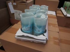 8 x Indoor Battery Operated LED Candles with 4hr or 8hr auto options new & packaged (batteries not