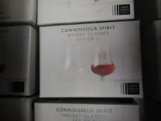 Set of 2 John lewis Connoiseur Spirit Glasses. New & Boxed