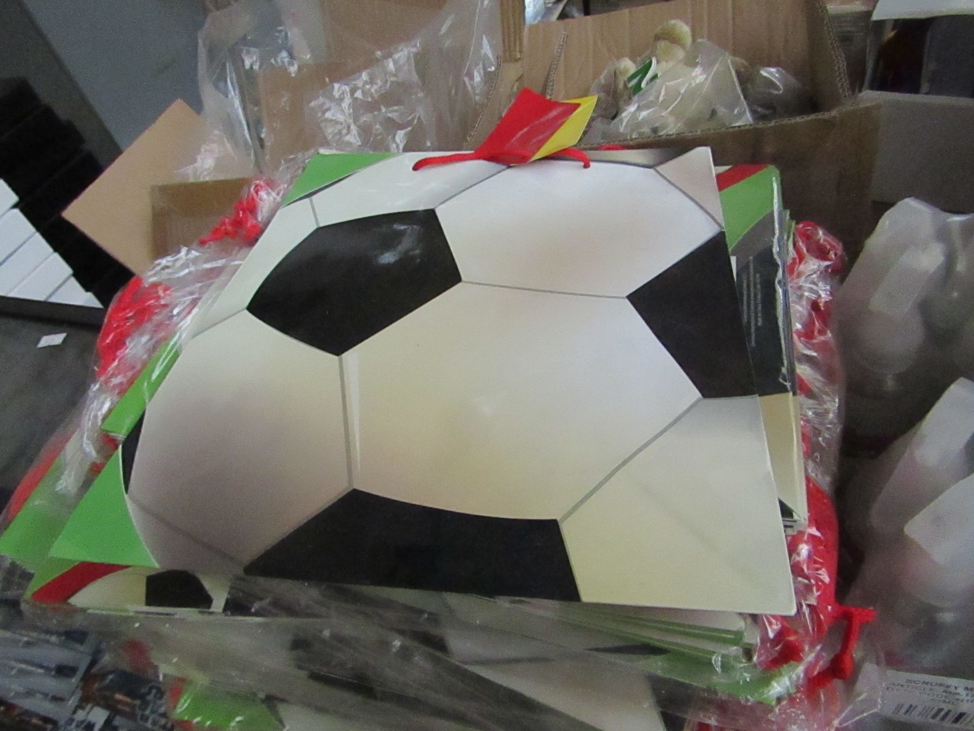 60 x Medium size Football Gift Bags. New & Packaged