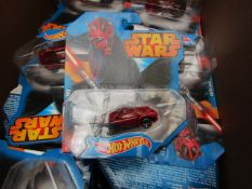 5 x Star Wars Hot wheels Darth Maul Cars. New & Packaged