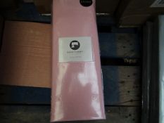 Sanctuary Double Blush Fitted Sheet. New & Packaged