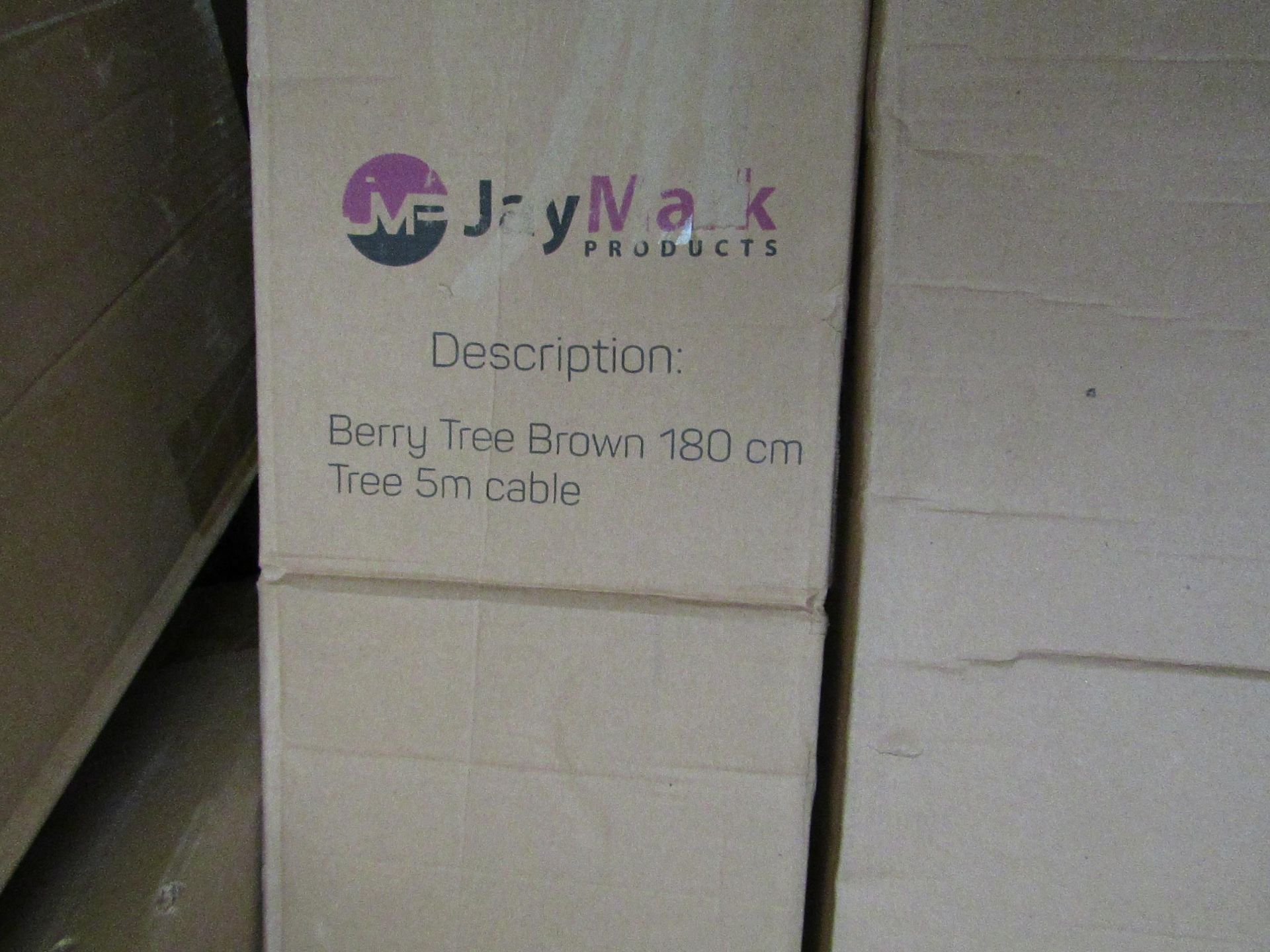 Berry Tree in Brown. 180cm. Boxed but unchecked