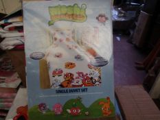 Box of 6x Moshi Monsters Reverseable Single Duvet set, new