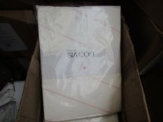 1 x Swoon Boole Double White & Pink Duvet Set 200 Thread Count 100% Cotton new & packaged see