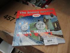 Approx 360 x Thomas & Friends The Snowy Special Story Books. Unused