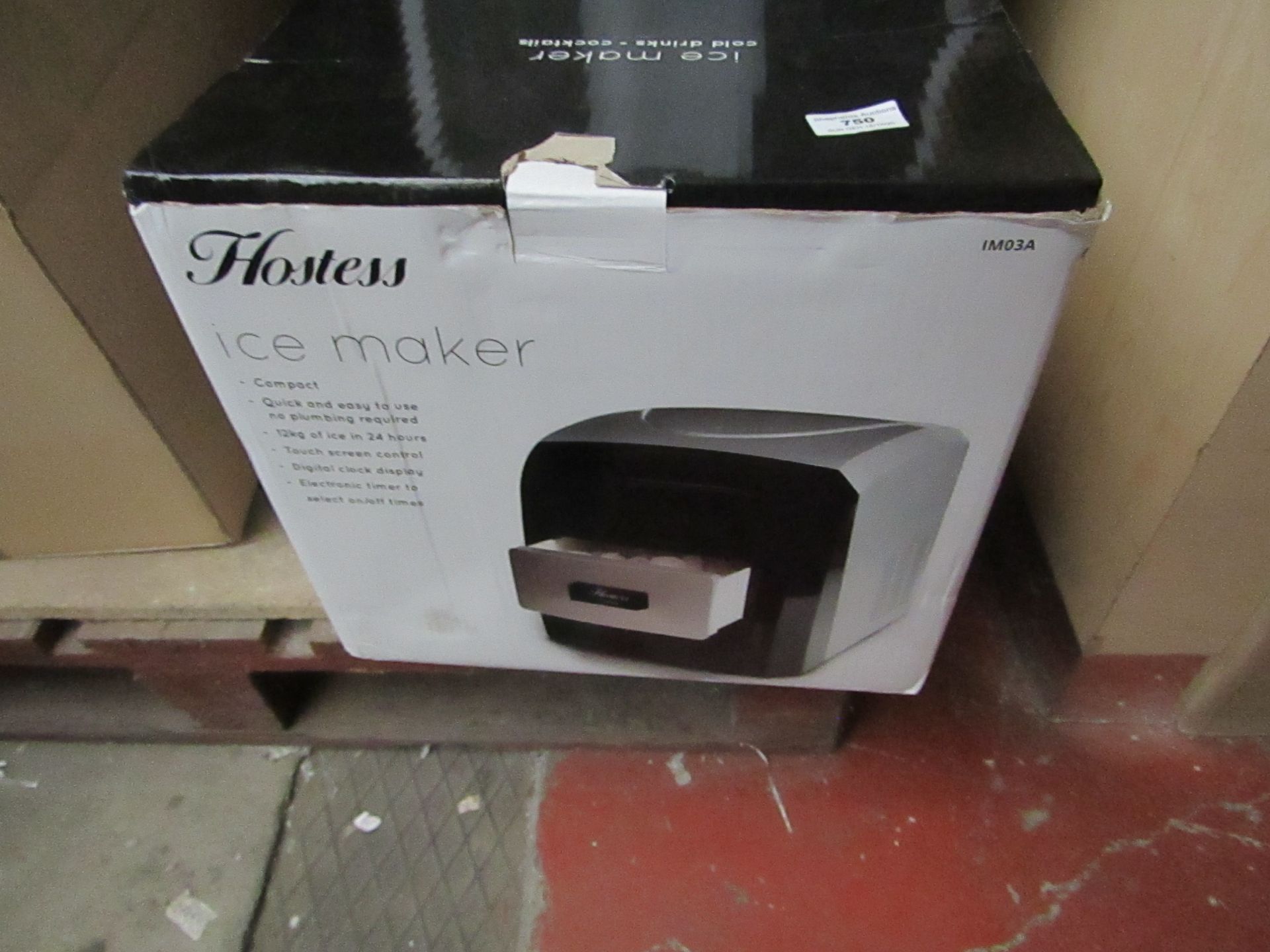 Hostess Ice Maker. Boxed but untested