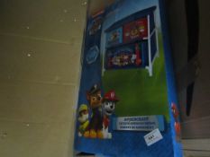 Paw patrol Metal Frame with fabric Drawers Storage Unit. Boxed but unchecked