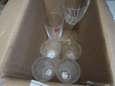 Box of 6 Assorted Glasses. See image