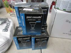 9 x Paul Russells GU10 LED Spotligh Bulbs. Boxed