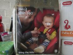 Joie Meet Spin 360 Baby Seat. Boxed but unchecked
