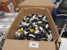 Large box containing over 100x various power, data transfer and co-axial components. All unchecked.