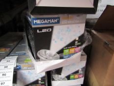 1x Megaman Energy Saving Dimmable Reflector LED AR111, New and Boxed. 40,000 Hrs / G53 / 900 Lumens