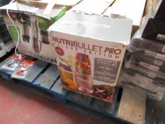 | 1X | NUTRI BULLET 900 SERIES DELUXE | UNCHECKED AND BOXED | NO ONLINE RE SALE | SKU - | RRP £79.99