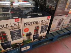 | 6X | NUTRI BULLET 1000 SERIES | UNCHECKED AND BOXED | NO ONLINE RESALE | SKU C5060191464734 |