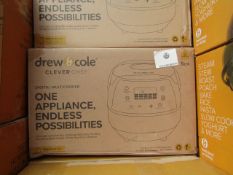 | 1X | DREW AND COLE CLEVER CHEF | BOXED AND REFURBISHED | NO ONLINE RESALE | SKU - | RRP £69.99 |