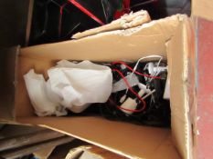 Box of Approx 10 + Items Being: CCTV Camera, CCTV Cables - Boxed.