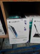 10x Logitech ultra thin keyboard for iPad Air, unchecked and boxed.