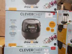 | 1X | DREW AND COLE CLEVER CHEF | BOXED AND REFURBISHED | NO ONLINE RESALE | SKU - | RRP £69.99 |