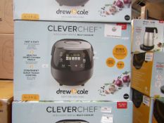 | 1X | DREW AND COLE CLEVER CHEF | BOXED AND REFURBISHED | NO ONLINE RESALE | SKU - | RRP £69.99 |