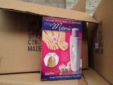 2x My Mani automatic nail polisher, new and boxed.