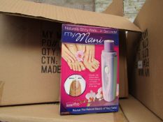 2x My Mani automatic nail polisher, new and boxed.