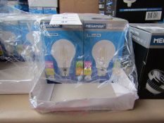 1x Megaman LED Filament bulb, new and boxed. 15,000Hrs / B22 / 470 Lumens