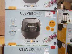 | 1X | DREW AND COLE CLEVER CHEF | BOXED AND REFURBISHED | NO ONLINE RESALE | SKU - | RRP £69.99 |