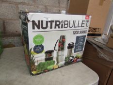 | 3X | NUTRI BULLET 1200 SERIES | UNCHECKED AND BOXED | NO ONLINE RESALE | SKU C5060191464758 |