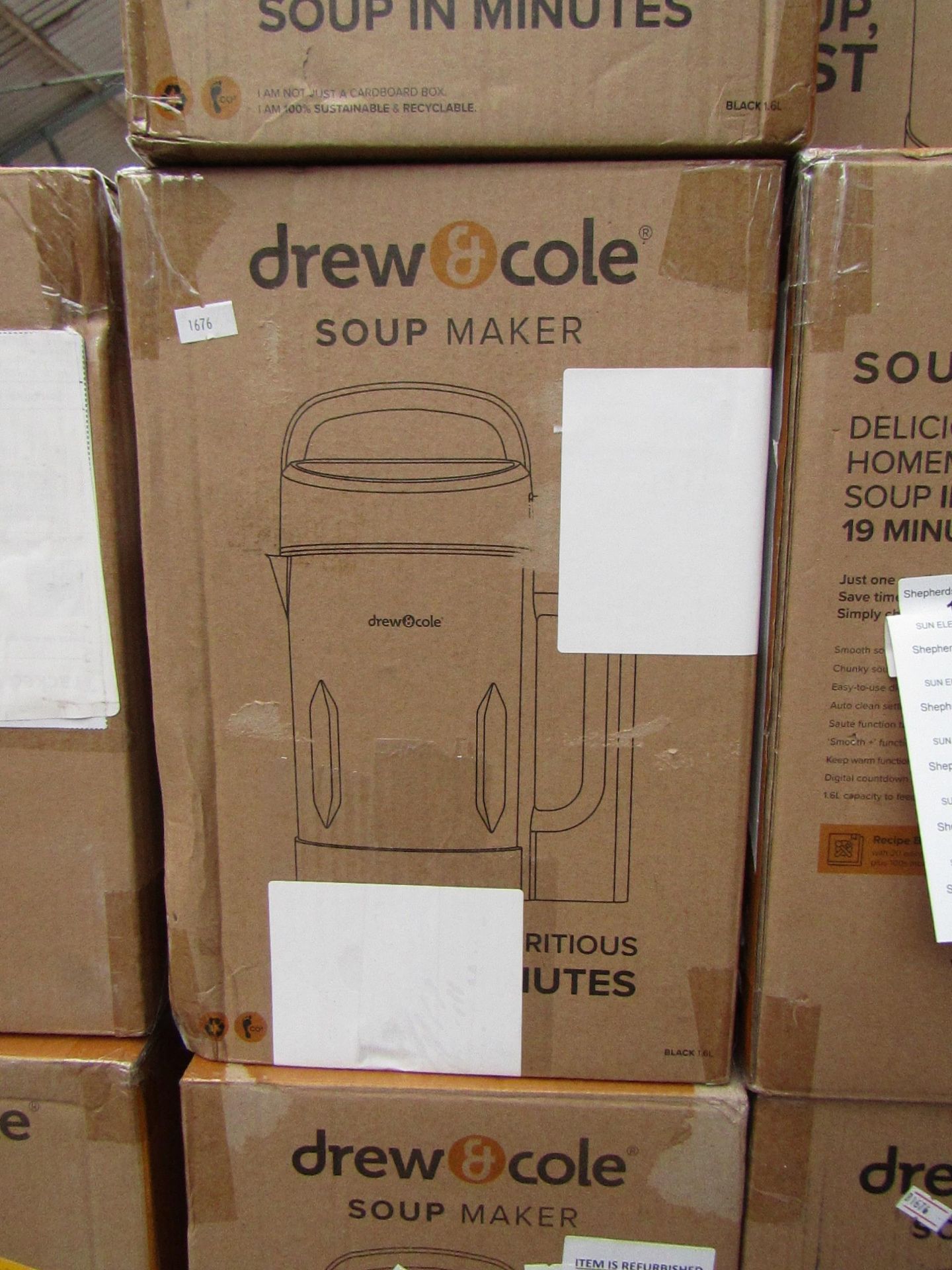 | 1X | DREW AND COLE SOUP CHEF | BOXED AND REFURBISHED | NO ONLINE RESALE | SKU C5060541516809 | RRP