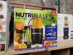 | 1X | NUTRI BULLET RX SERIES HEALTH BLENDERS | UNCHECKED AND BOXED | NO ONLINE RESALE | SKU