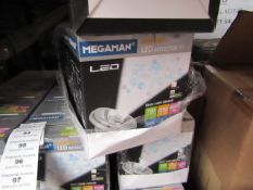 1x Megaman Energy Saving Dimmable Reflector LED AR111, New and Boxed. 40,000 Hrs / G53 / 900 Lumens