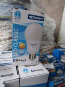 1x Megaman Bluetooth LED bulb, new and boxed. 25,000Hrs / E27 / 810 Lumens