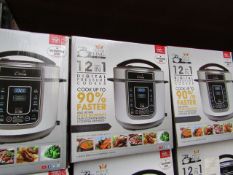 | 7X | PRESSURE KING PRO 12 IN 1 5LTR PRESSURE COOKER | UNCHECKED AND BOXED SOME MAY BE IN NON