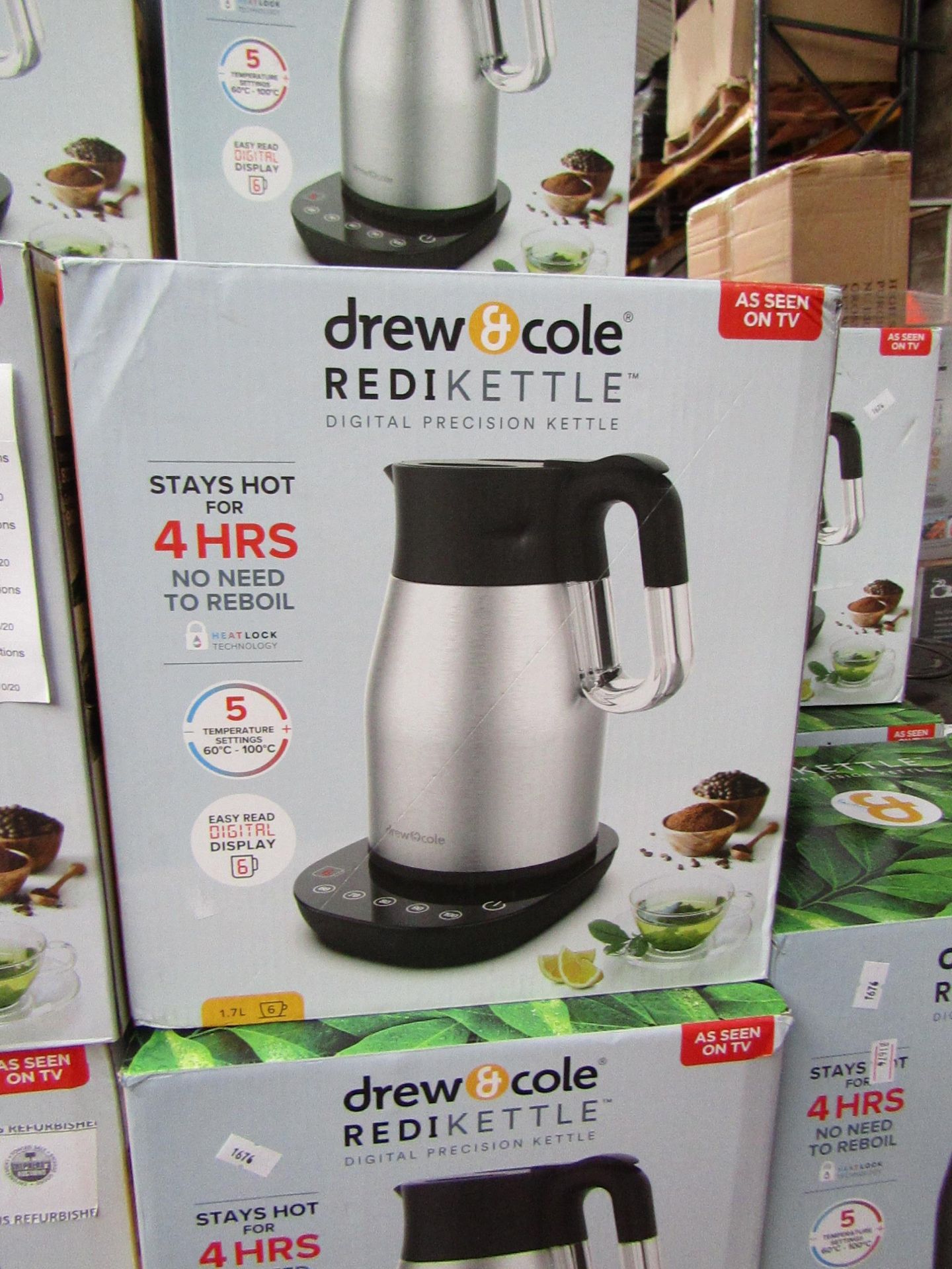 | 1X | DREW AND COLE REDI KETTLE | REFURBISHED AND BOXED | NO ONLINE RESALE | SKU C5060541513587 |