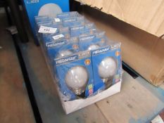 10x Megaman Classic LED Bulbs, New and Boxed. 15,000 Hrs / E27 / 250 Lumens