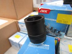 7x 3.5-8mm CCTV universal lens, unchecked and boxed. Please note, the "mm" stated on this