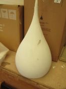 | 1X | &TRADITION SPINNING BH1 MATT WHITE PENDANT LIGHT | LOOKS UNUSED BUT NO GUARANTEE | RRP £