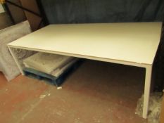 | 1X | HAY WHITE DINING TABLE 250 X 120CM | HAS S FEW SMALL MARKS AND BLEMISHES | RRP £1055.00 |