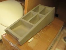 | 1X | BLOCK WORK DESK ORGANISER | RRP £118 | LOOKS UNUSED AND BOXED | NO GUARANTEE |