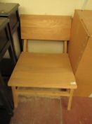 | 1X | COX AND COX FAUX LEATHER COUNTER HIGH STOOL | LOOKS UNUSED NO GUARANTEE (NEEDS FIXINGS FOR