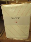 | 1X | SWOON BOOLE PINK KING SIZE DUVET COVER SET, INCLUDES DUVET COVER AND 2 MATCHING PILLOW