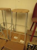 |1 x | HAY SOFT EDGE GREY STEEL LEG BAR STOOL 199075| BOXED | RRP £145 | UNCHECKED NO GUARANTEE |