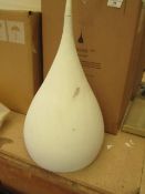 | 1X | &TRADITION SPINNING BH1 MATT WHITE PENDANT LIGHT | LOOKS UNUSED BUT NO GUARANTEE | RRP £