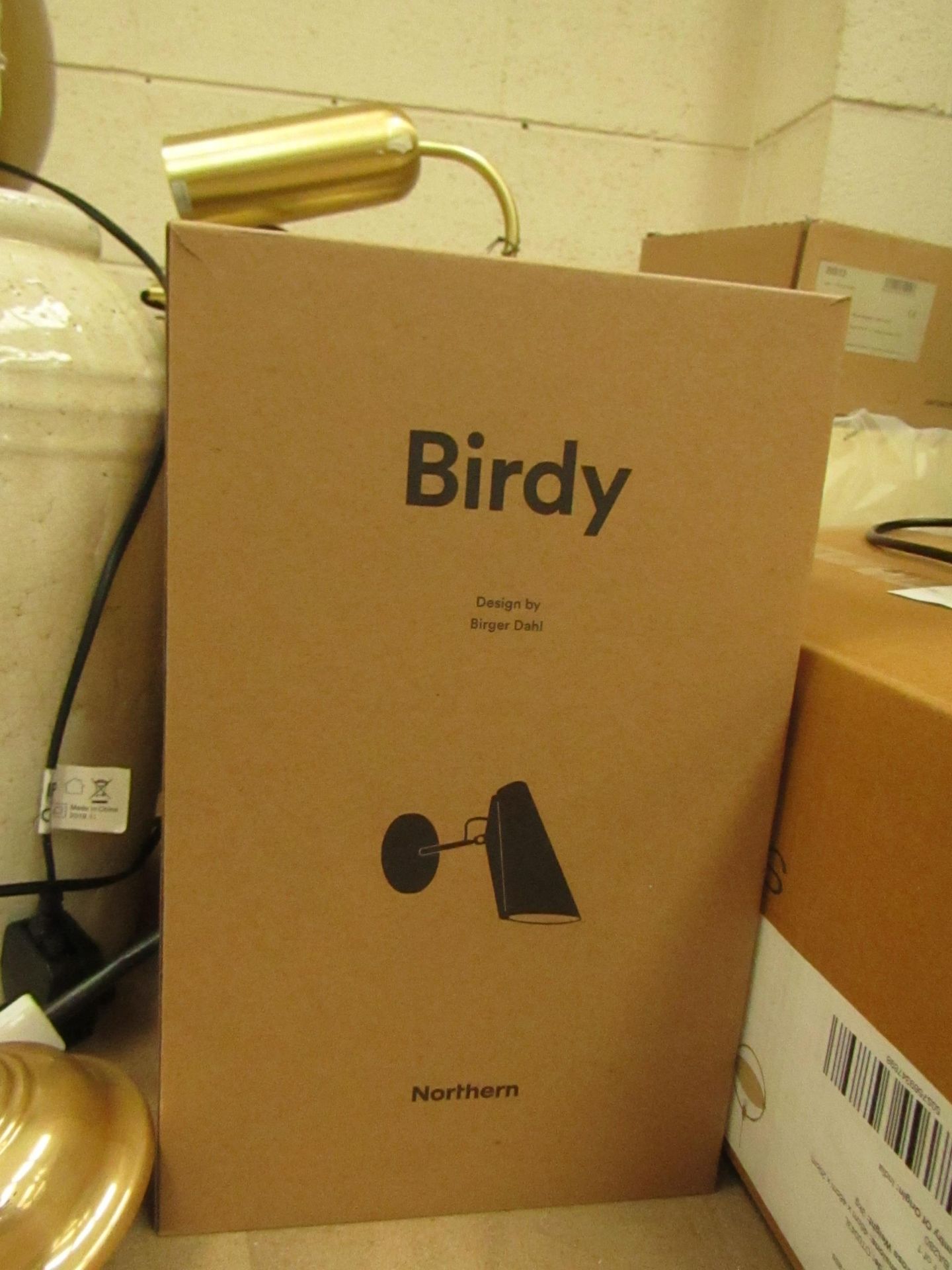 | 1x | NORTHEN LIGHTINH BIRDIE WALL LIGHT | UNCHECKED AND BOXED | RRP £175 |