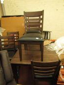 Bayside 6x dining chairs with an extendable table, no major damage.