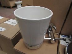 Ceramic tumbler holder, new and boxed. AFZ32