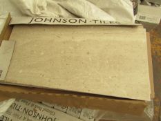 2x Packs of 5 Warm Sand Matt 300x600 wall and Floor Tiles By Johnsons, New, the RRP per pack is £