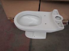 4x Victoria Plumb toilet pan PAN1060, new and boxed.