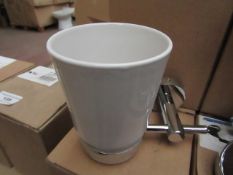 Ceramic tumbler holder, new and boxed. AFZ32